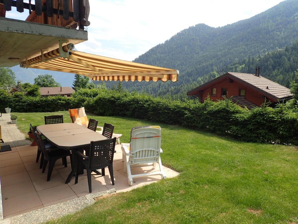 Chalet Le Muguet Villa Ovronnaz Bagian luar foto