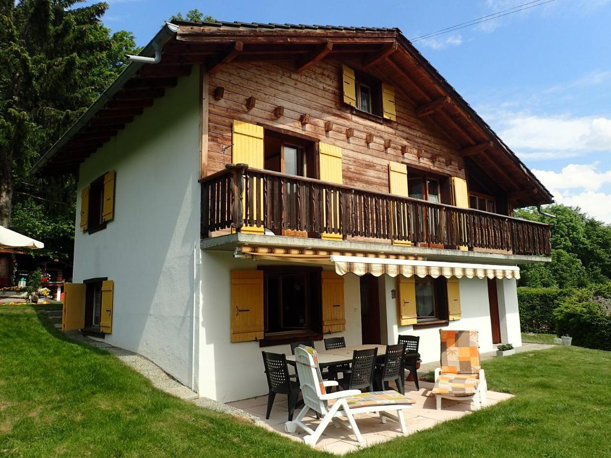 Chalet Le Muguet Villa Ovronnaz Bagian luar foto