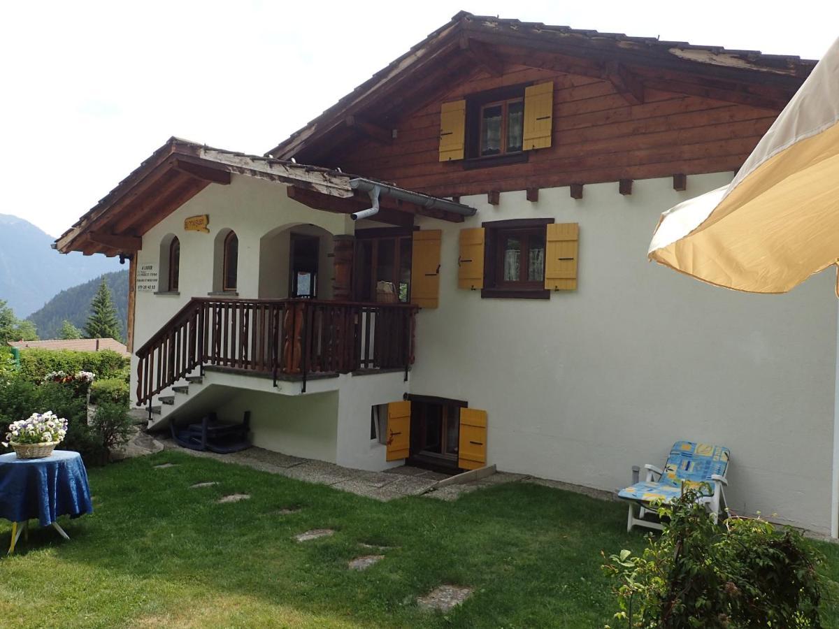 Chalet Le Muguet Villa Ovronnaz Bagian luar foto