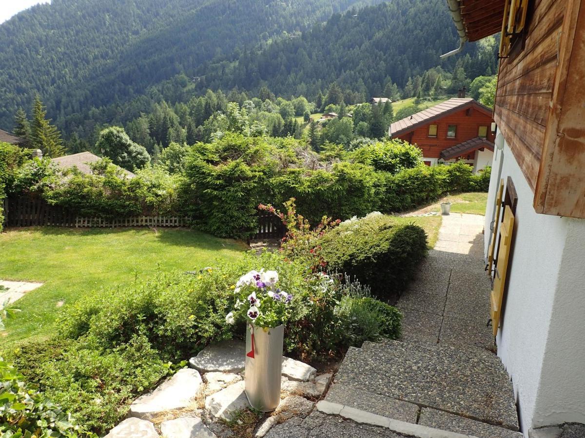 Chalet Le Muguet Villa Ovronnaz Bagian luar foto